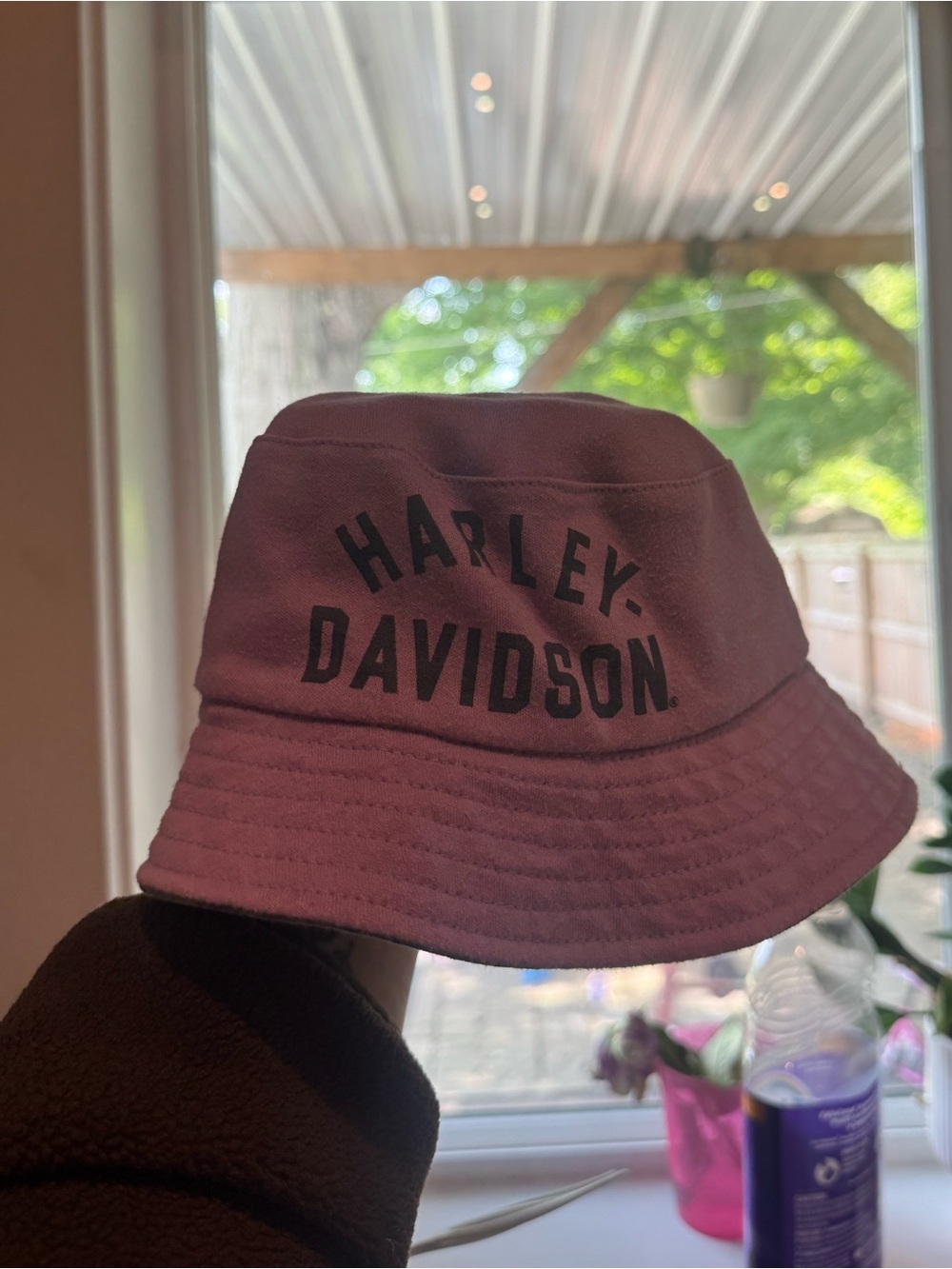 Harley-Davidson Purple/Camo Flip Bucket Hat for Toddler